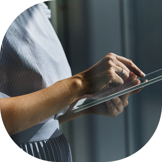 Protocol-Aligned UAT Validation Clinical trial professional using tablet for protocol validation and IRT testing